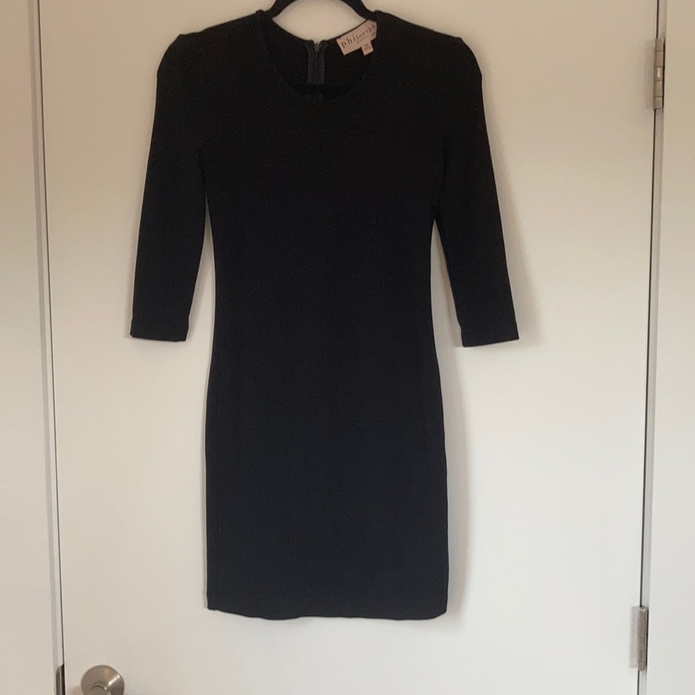 Philosophy black dress